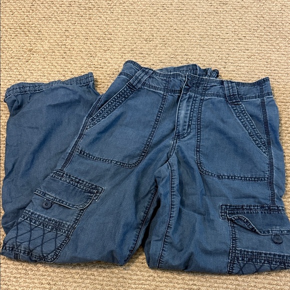 American Eagle Outfitters Dark Blue Cargo Pants - Picture 1 of 4